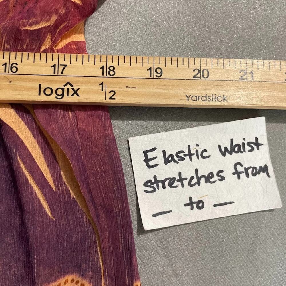 Unity Size Xl Sheer Sublimation Tunic Top Boho Fa… - image 8